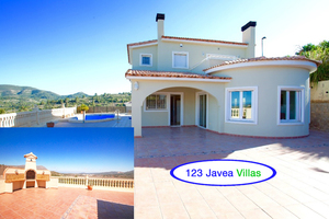 Private villa with pool for sale in Gata de Gorgos