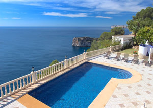 Javea Balcon al Mar South Facing sea front property
